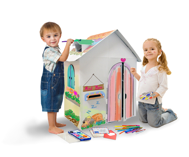 Plain White-My Own House (Small) 純白色小屋(細) - 7528