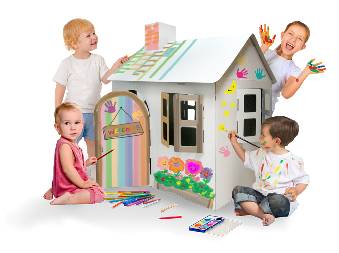 Plain White-My Own House (Large) 純白色小屋(大) #8922