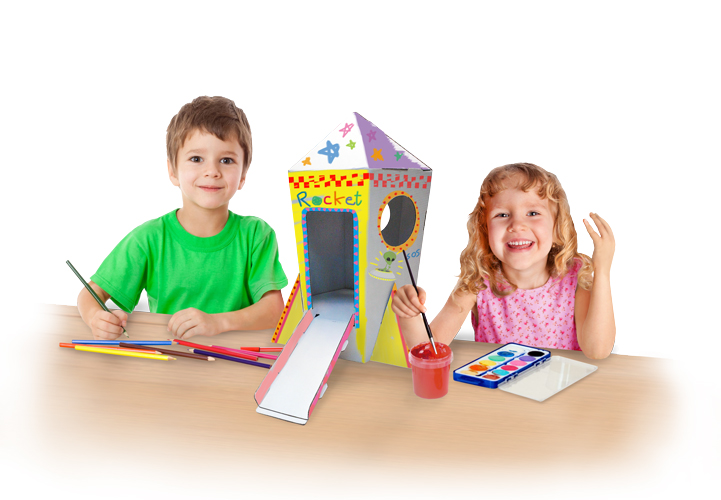 Plain White-My Own Mini Rocket  純白色迷你火箭 #11022W