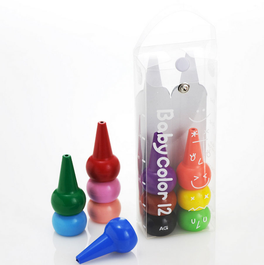 baby color安全蠟筆 12色