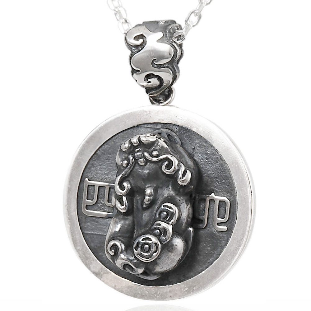 64DESIGN-招財豼貅 貔貅設計銀墬(不含鍊)