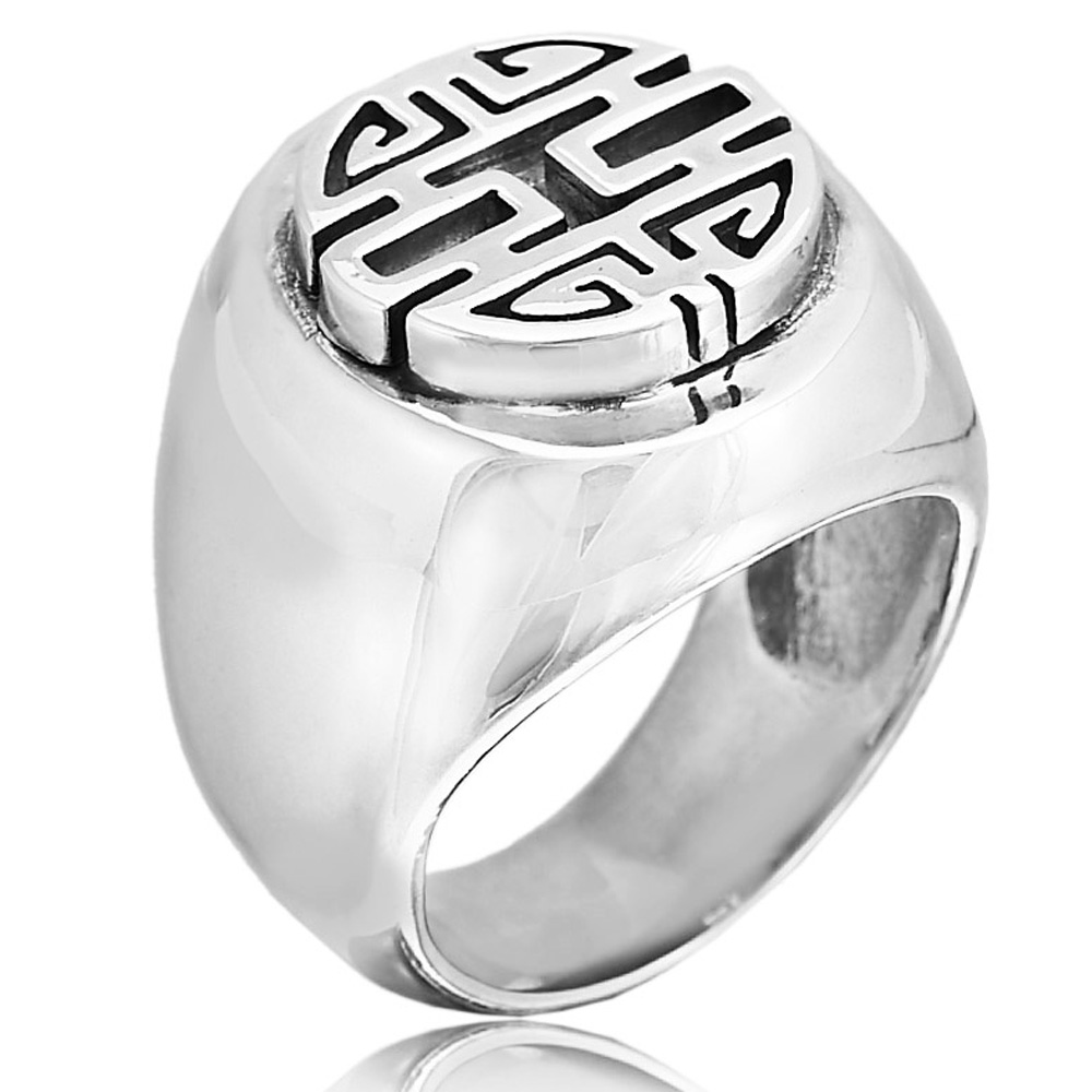 64DESIGN-囍紋 設計銀戒(訂製)