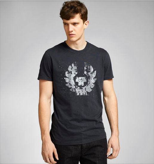 BELSTAFF MYTH T SHIRT-灰色