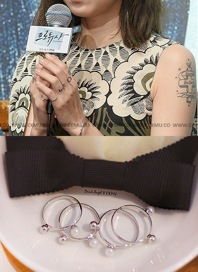 [現貨]《製作人》Double珠珠四指戒 (銀色)