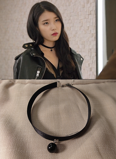 [現貨] 《製作人》黑珍珠釘脖環(Cindy款)