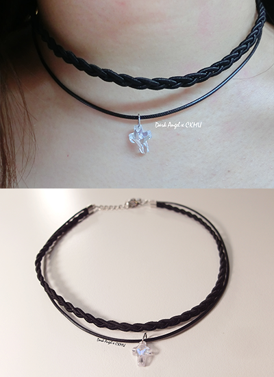 [現貨] 結繩式十字水鑽脖圍