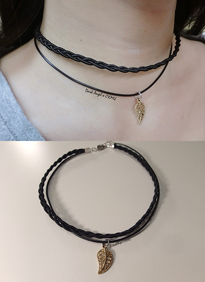 [現貨] 結繩式民俗金葉脖圍