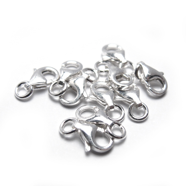 8mm問號扣頭/龍蝦扣 -10個