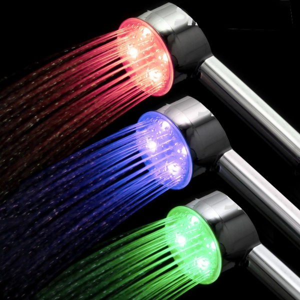 溫控三彩LED花灑頭 LD8008-A12