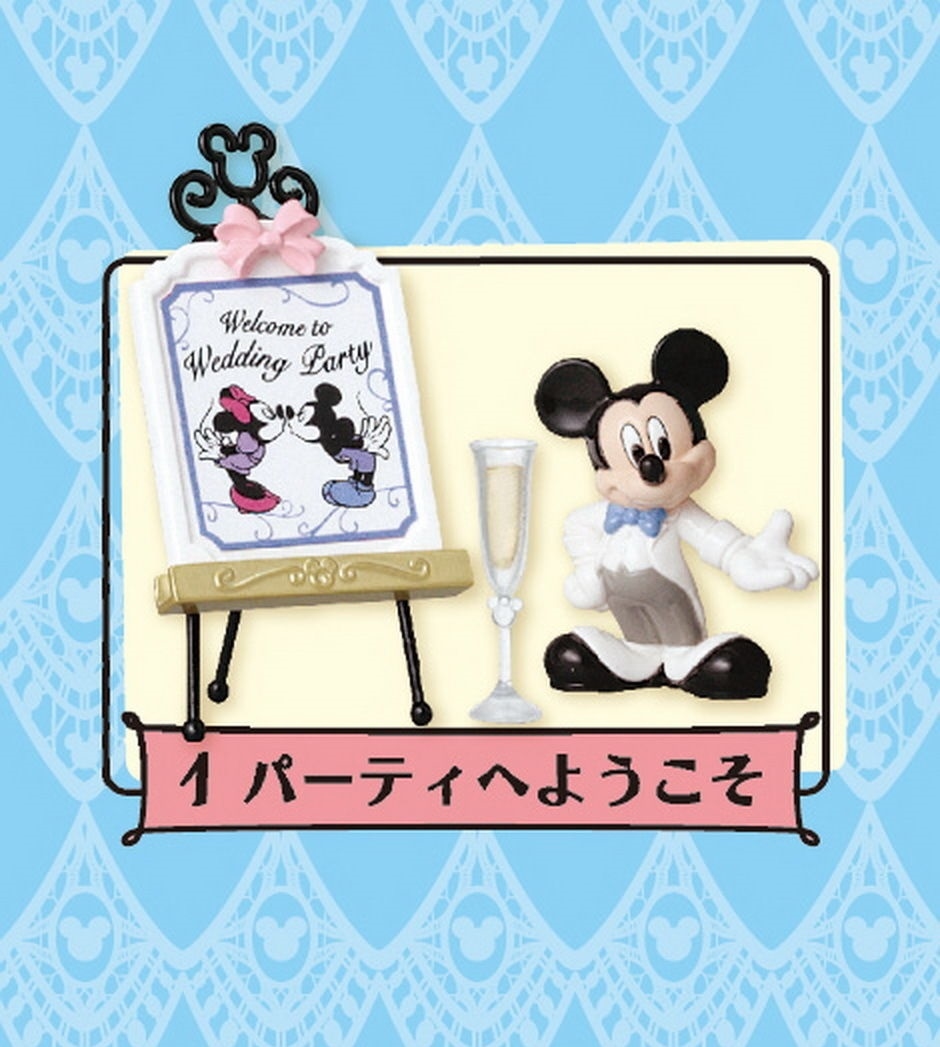 Re-Ment Miniature Disney Mickey Minnie Happy Wedding