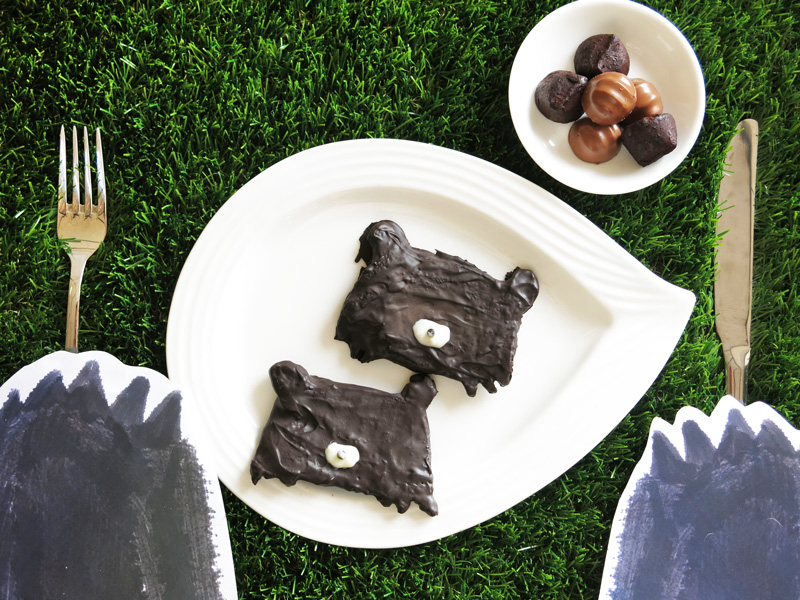 幸福黑熊巧克力芒果乾