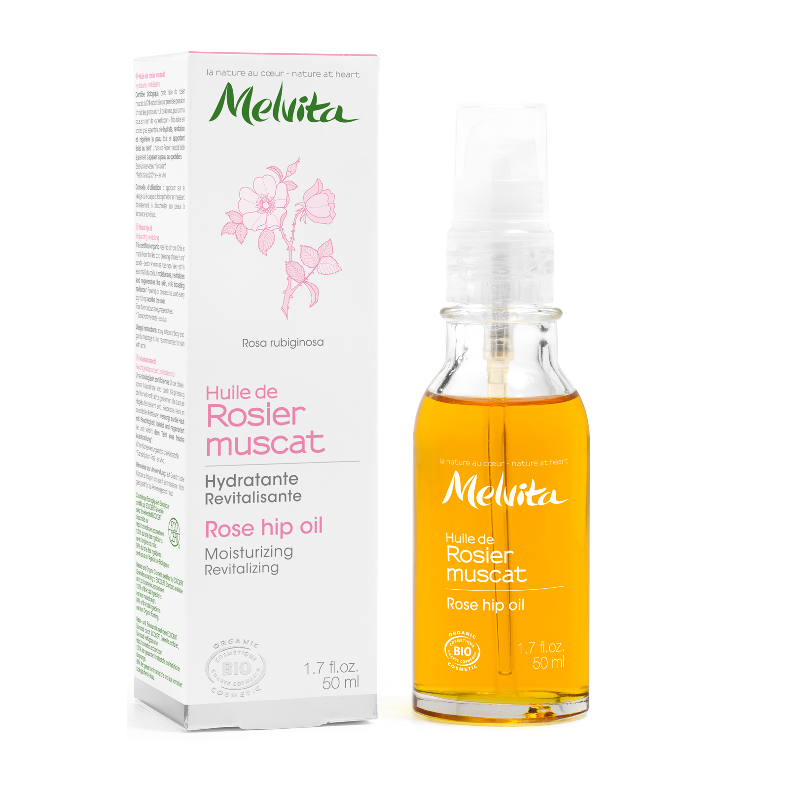 MELVITA Rose Hip Oil Organic 有機玫瑰果油 50ML(平行進口)