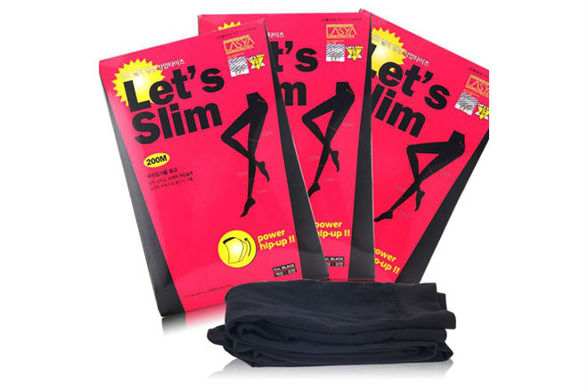 韓國 let s lets slim 燃脂美腿塑形襪 瘦腿襪