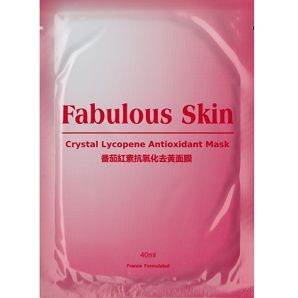 番茄紅素打氧化去黃面膜 CRYSTAL LYCOPENE ANTIOXIDANT MASK 40G x 10pcs