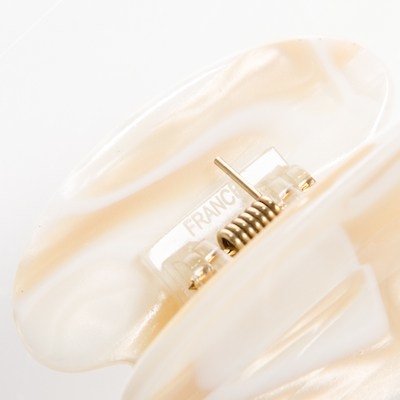 FRANCE LUXE 經典中抓夾〈珍珠白〉