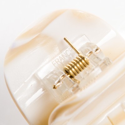 FRANCE LUXE 雙齒小抓夾〈珍珠白〉