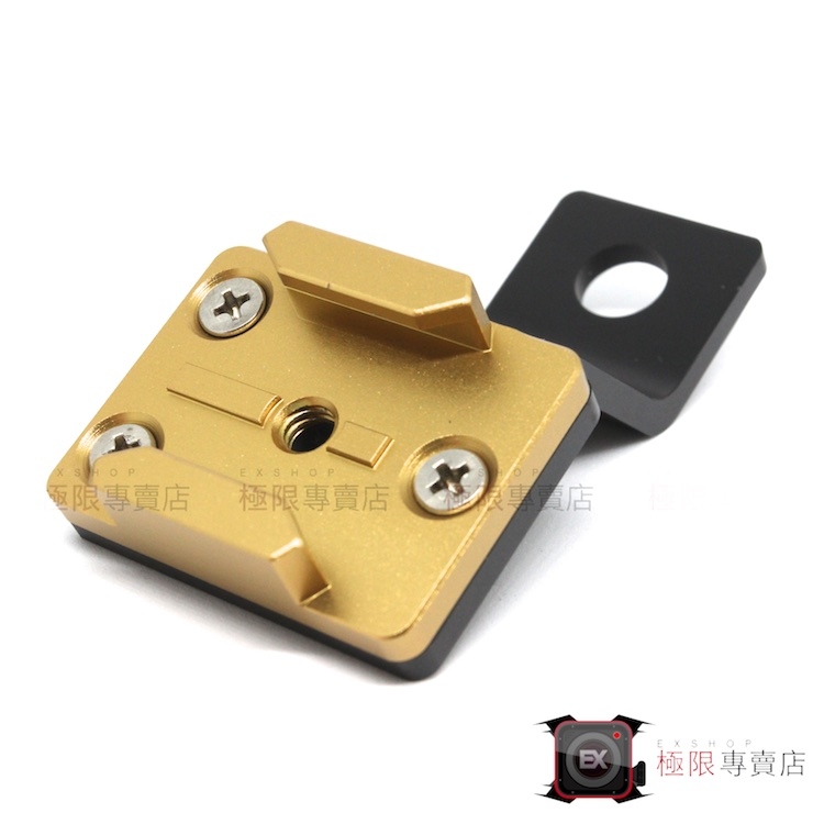 【出清特賣】摩托車用後照鏡鋁合金底座＋支架 （運動相機通用）