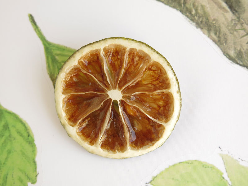 檸檬果物-檸檬乾胸針