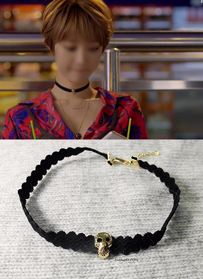 [現貨] 《她很漂亮》高濬熙骷髏脖圍