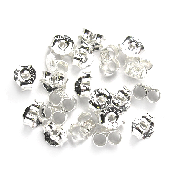 純銀耳環配件 後束/耳束/耳扣(小)