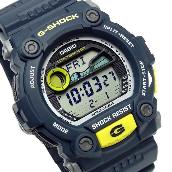 blue g shock mens watch