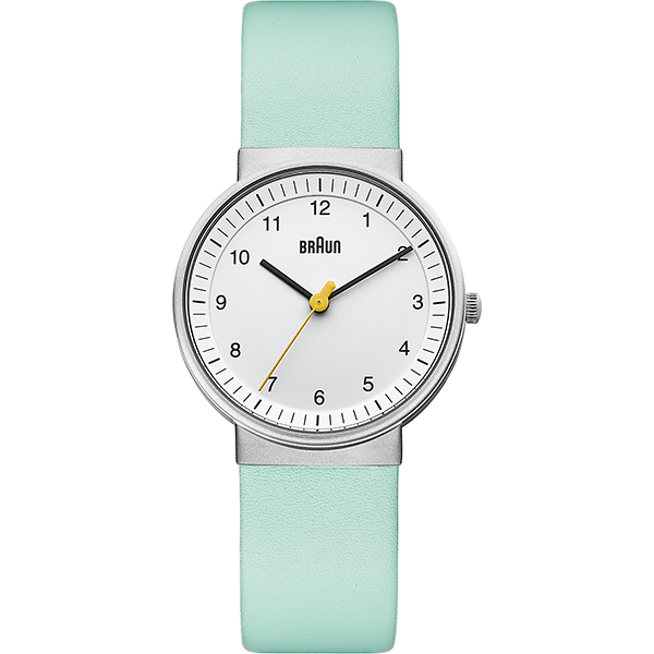 BRAUN百靈-經典女用系列錶款-粉彩錶帶(綠)-BN0031WHTQL