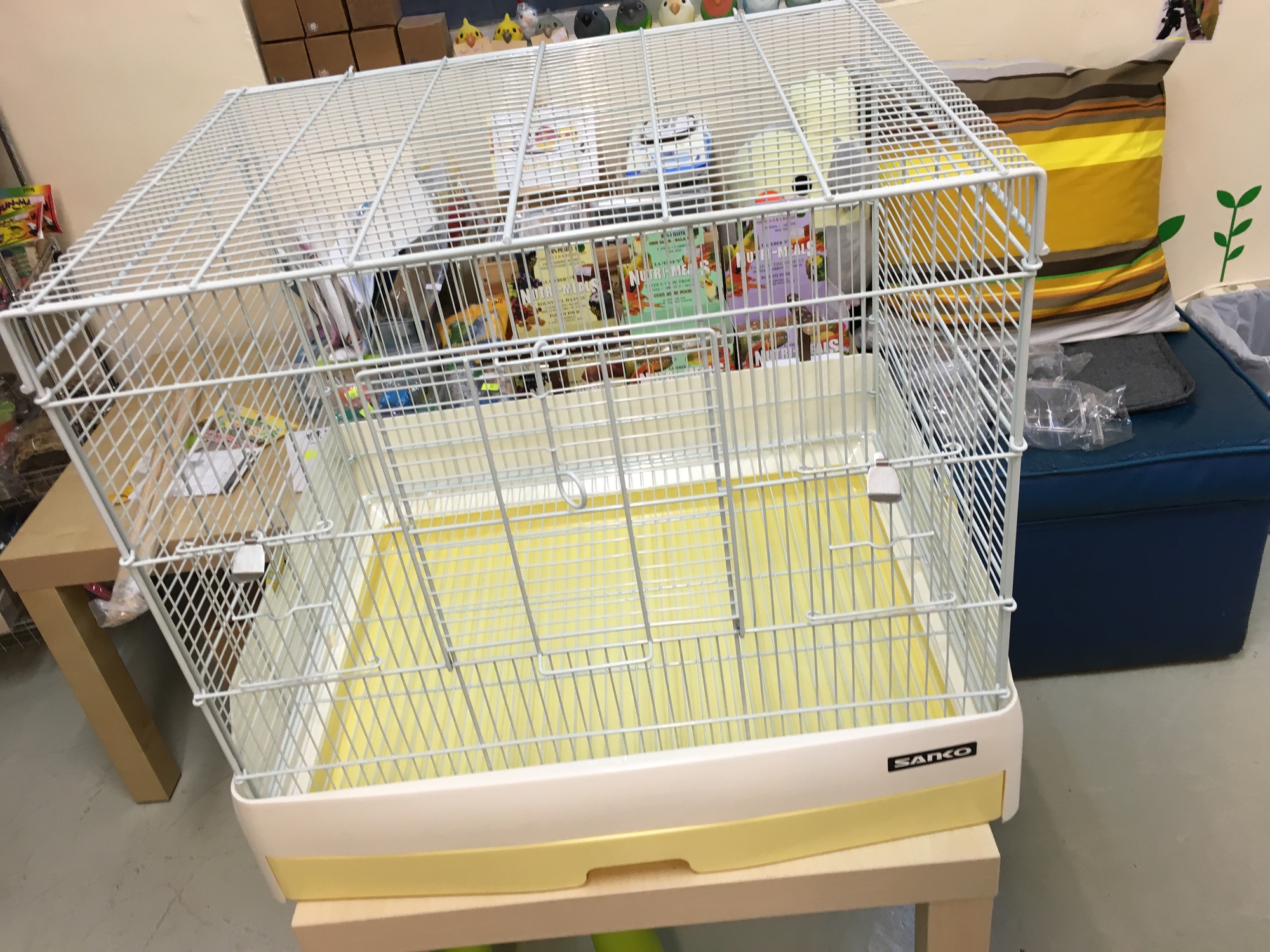 Easy Home Bird 60-YE イエロー 60cm Japan Sanko 60 Easy Home Bird 60 Yellow Rare Parrot