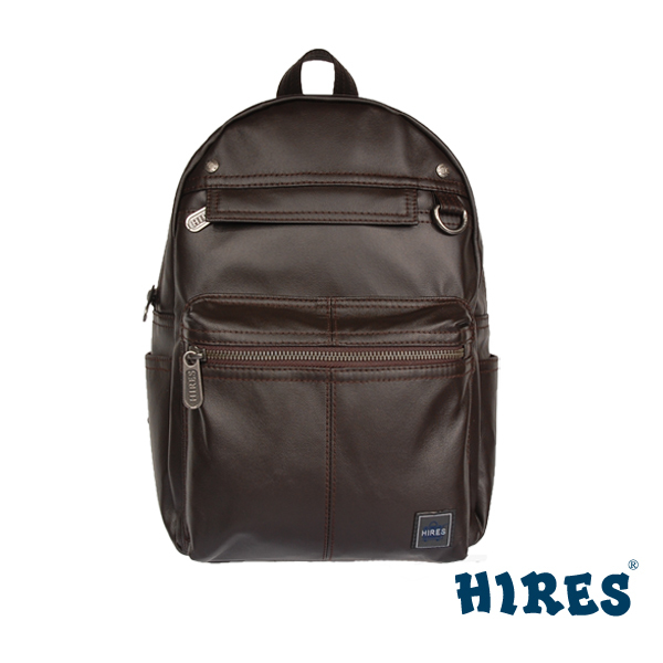 【HIRES】大都會系列-後背包(咖啡)