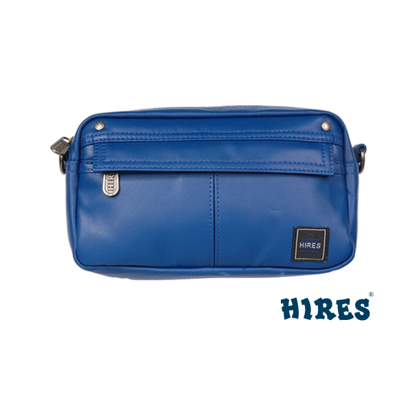 【HIRES】大都會系列-兩用斜背包(藍色)