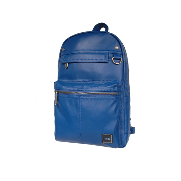 【HIRES】大都會系列-斜背包(藍色)