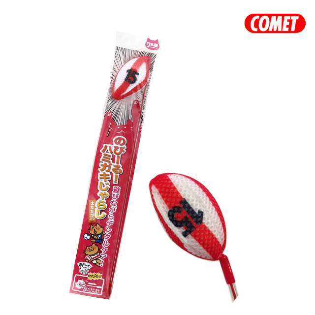 COMET 木天蓼伸縮逗貓棒 橄欖球