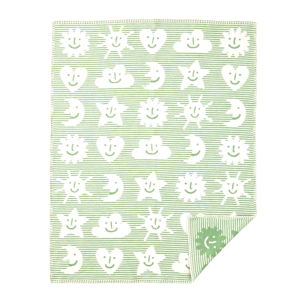 舒柔純棉冷氣/四季毯【小宇宙(綠)】-瑞典Klippan