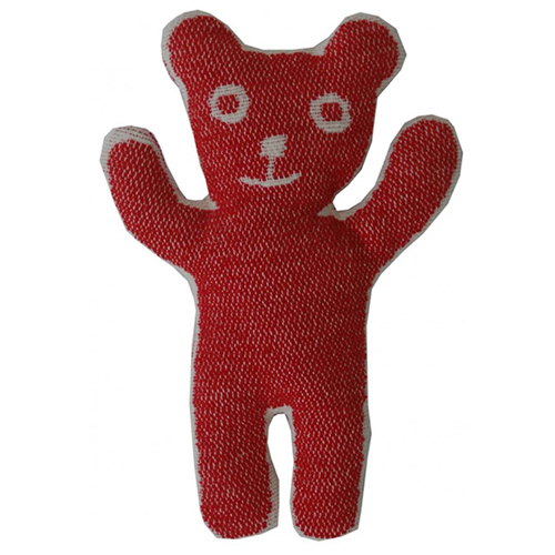 純棉娃娃【小熊先生(紅色) 】-瑞典Klippan