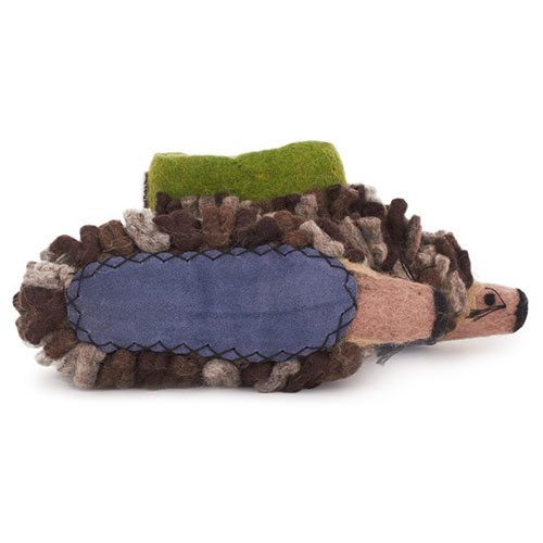 英國sew heart felt放牧小羊羊毛氈鞋 (嬰兒鞋/彌月禮)--赫比刺蝟