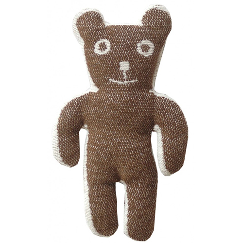 純棉娃娃【熊熊先生(咖啡色}】-瑞典Klippan