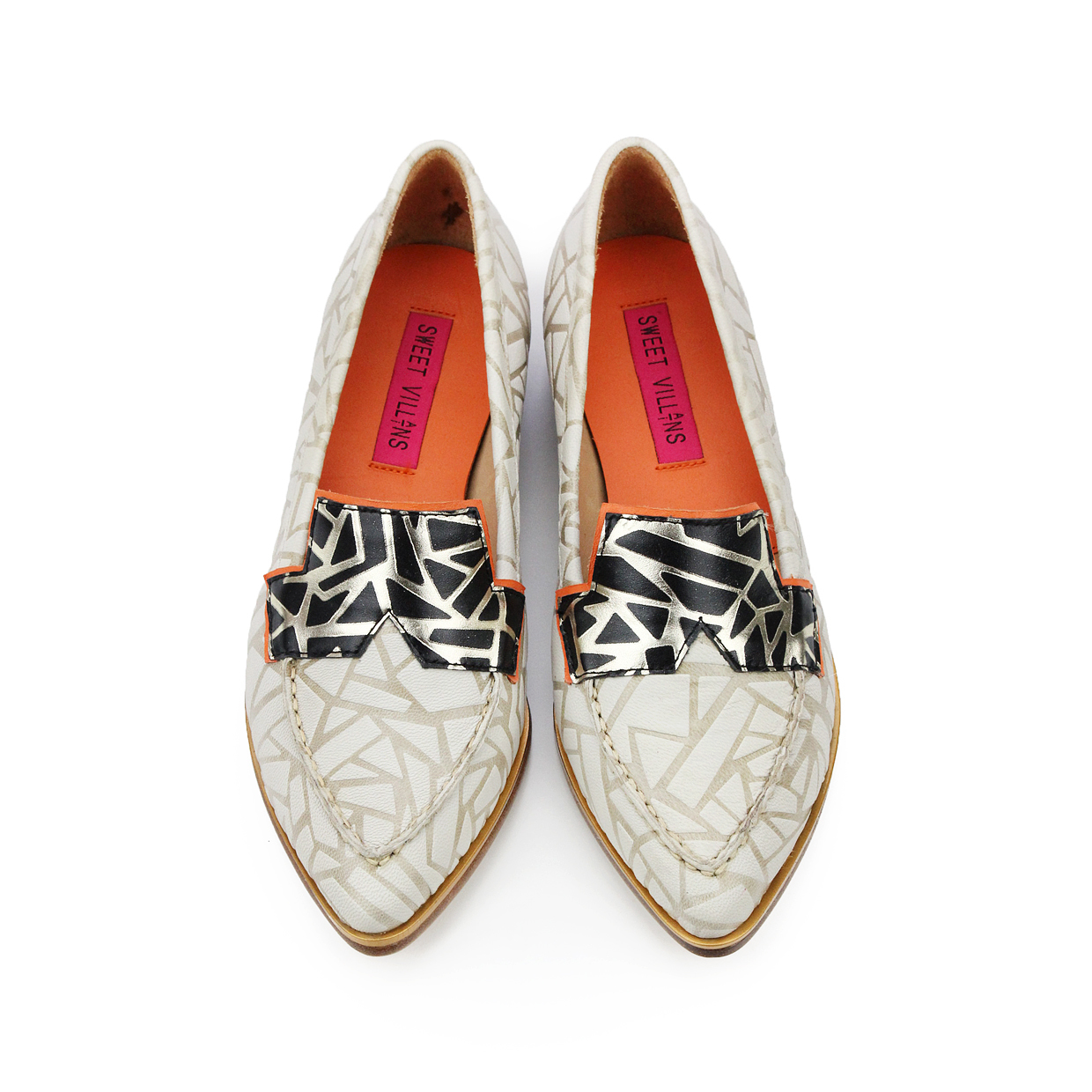 Je Suis Moi W1049 Khaki Leather Loafers