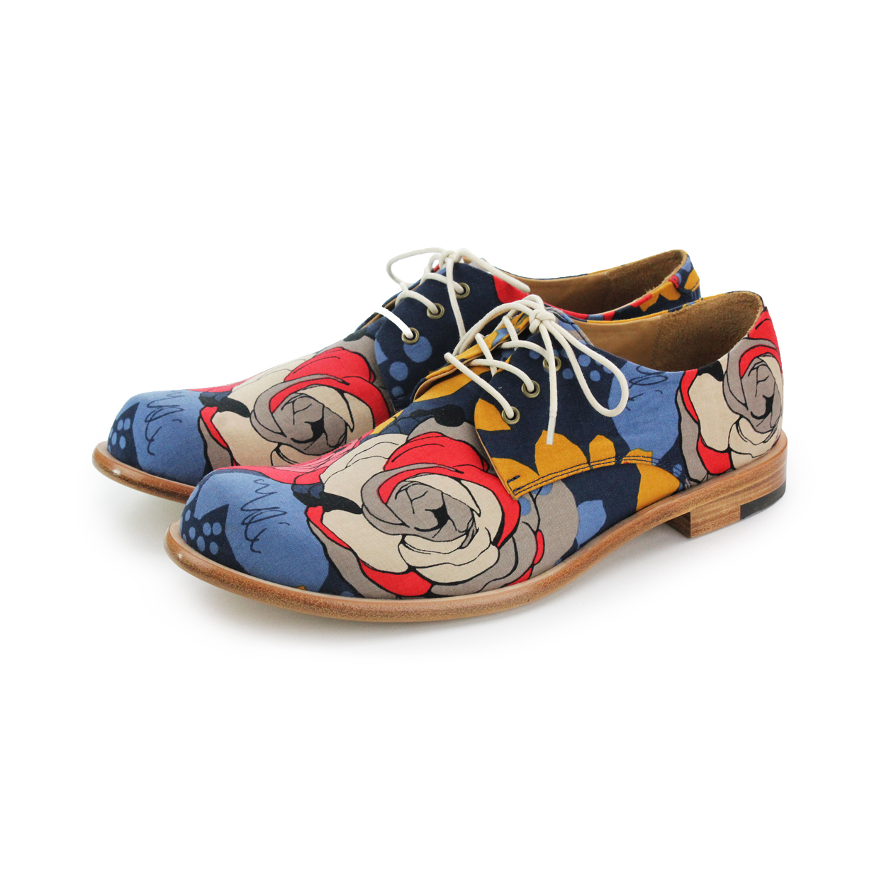 Tweedledum M1126A Flowers Derby Shoes