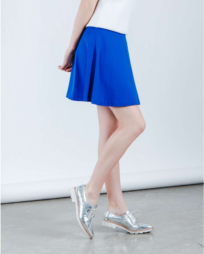 【Silvian Heach】西裝布料挺版短圓裙