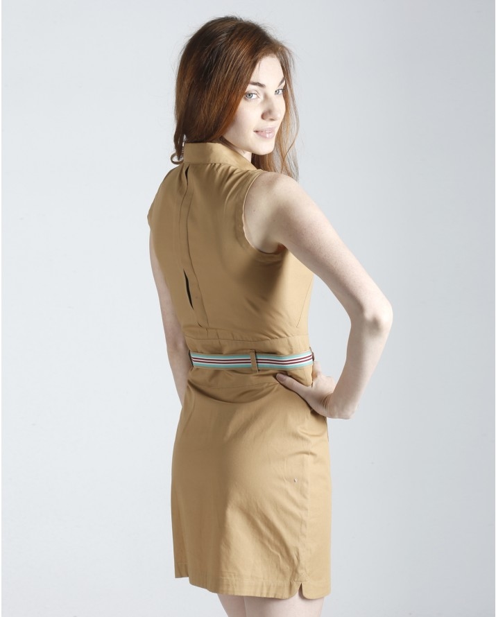 【Silvian Heach】修身排扣背心短裙附腰帶