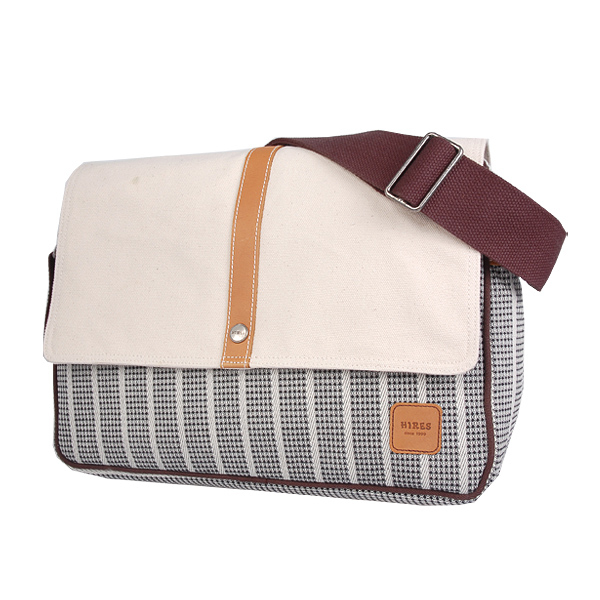 【HIRES】黑白飛花系列-斜背包