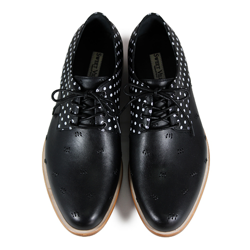 Derby shoes Snowdrop M1091 Stitching PolkaDot