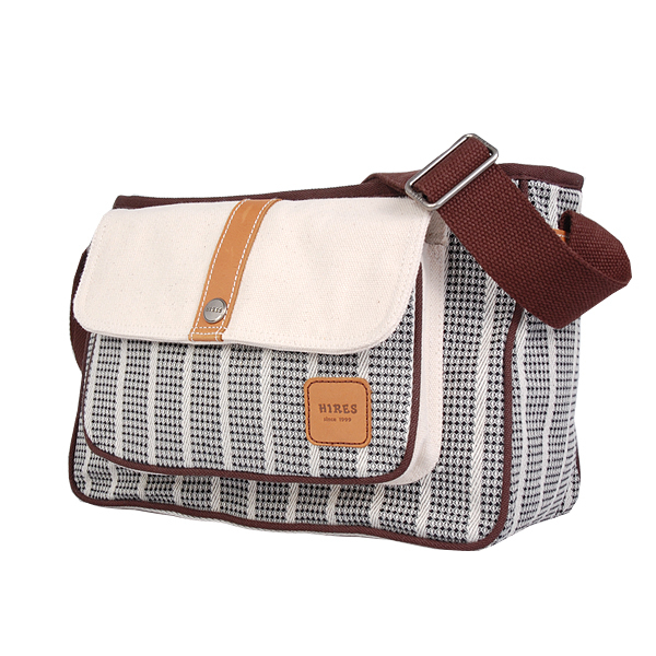 【HIRES】黑白飛花系列-斜背包