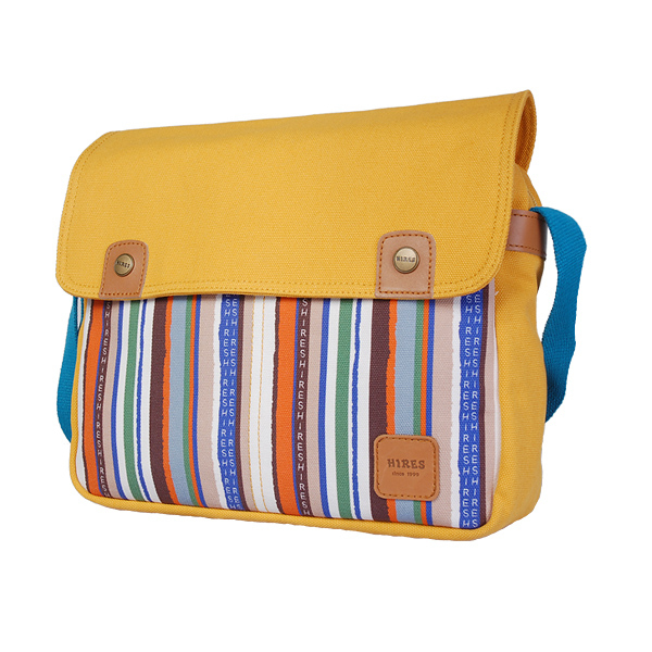 【HIRES】彩色條紋系列-斜背包