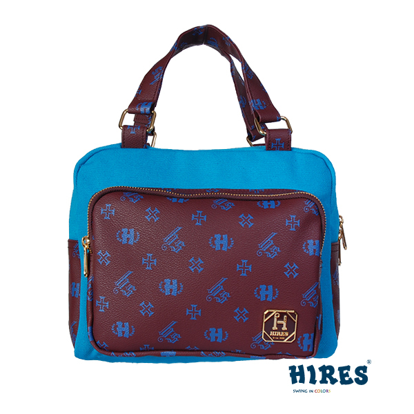【HIRES】經典風華系列-斜背包(復古藍)