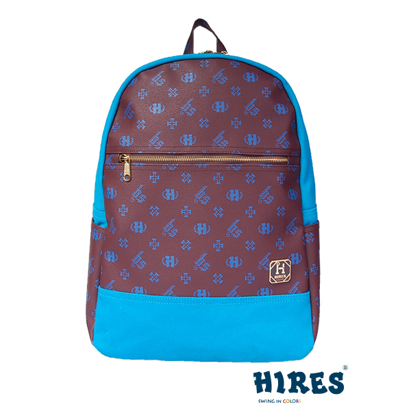 【HIRES】經典風華系列-後背包(復古藍)