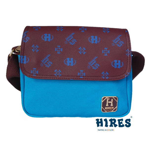 【HIRES】經典風華系列-斜背包(復古藍)
