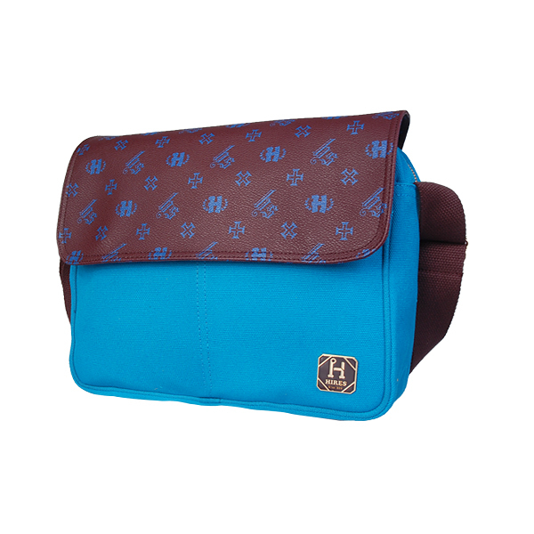 【HIRES】經典風華系列-斜背包(復古藍)