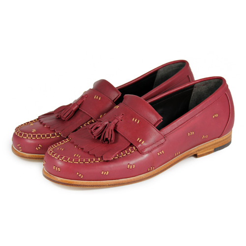 Agave M1109 Burgundy Leather Loafers