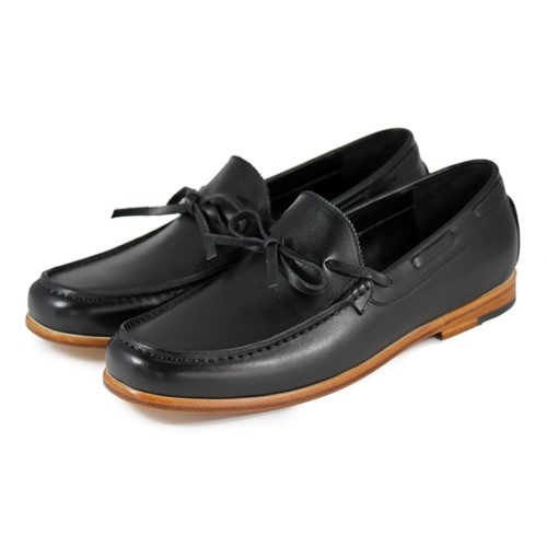 Toadflax M1122 Black Leather Loafers