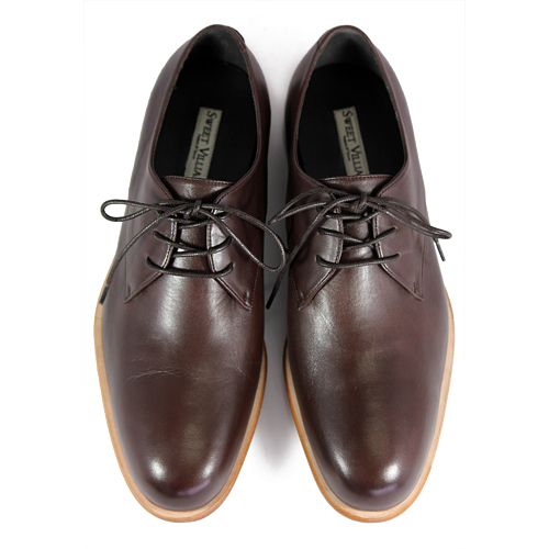Larch M1125 Brown Leather Derby Shoes